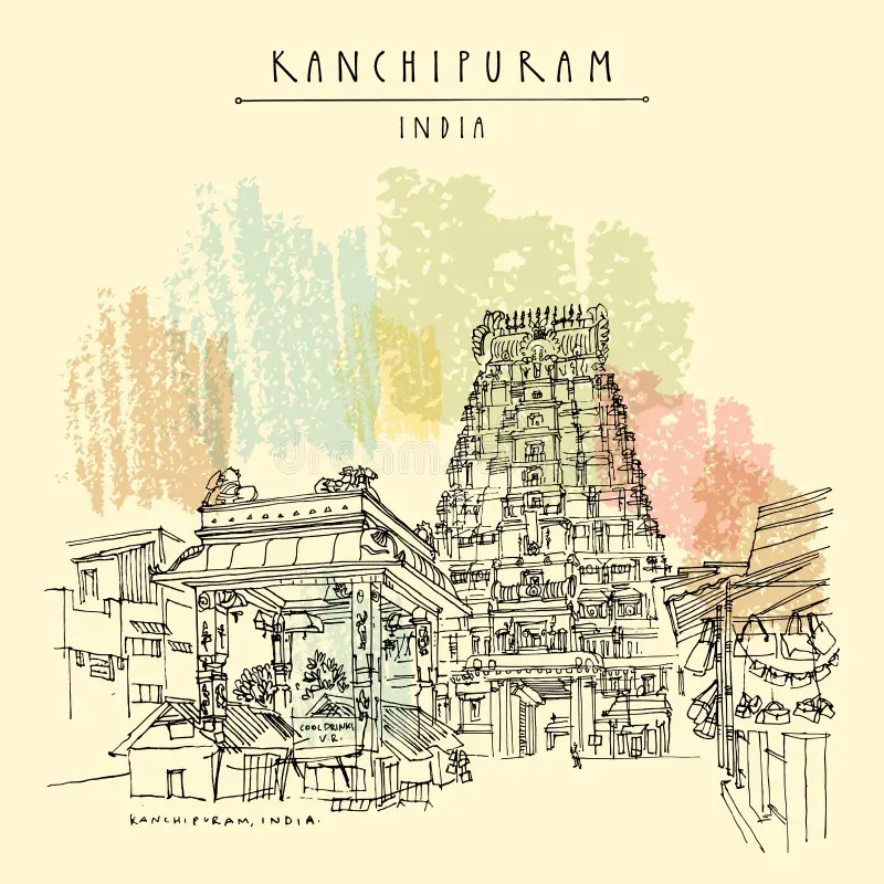 kanchipuram kanchi tamil nadu south india market ekambeshwarar ekambaranatha temple hindu religion sacred place travel 210021607